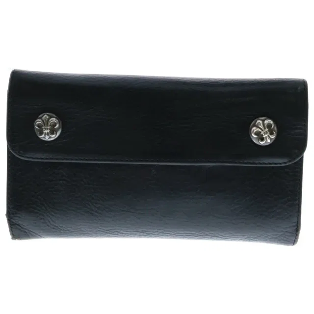 Chrome Hearts Wave Flare Button Leather Wallet in multicolor Leather from Grailed