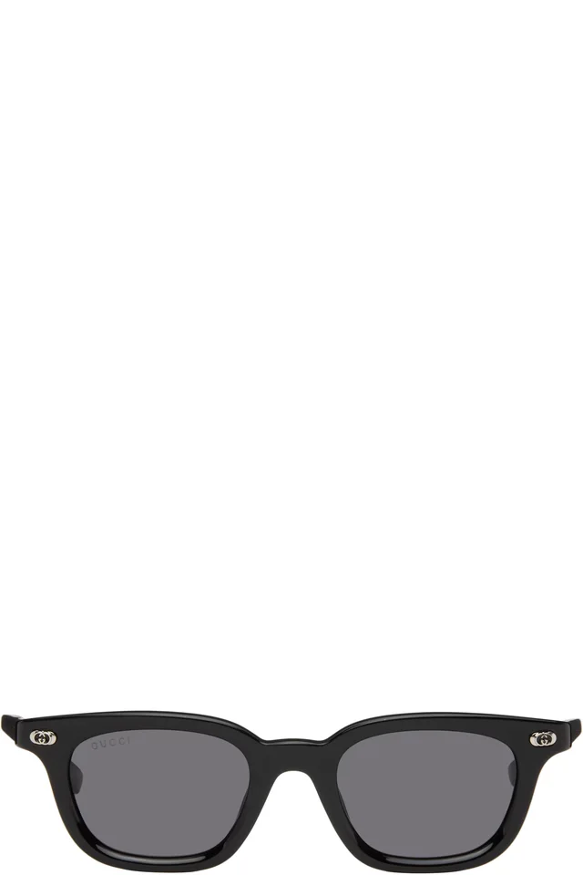 Black Round Sunglasses, image 1 of 1 from SSENSE