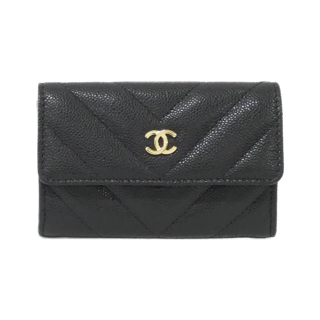 Chanel Timeless Classic Line Card Case in Caviar leather from The Reluxe