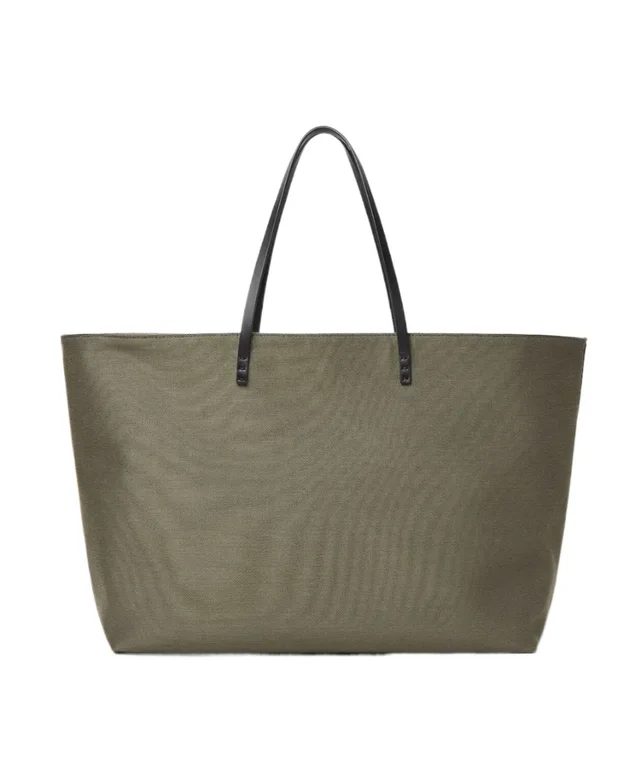 Fendi Roll Large Gray green canvas bag with Stencil print, photo 2 of 3 from SENSER