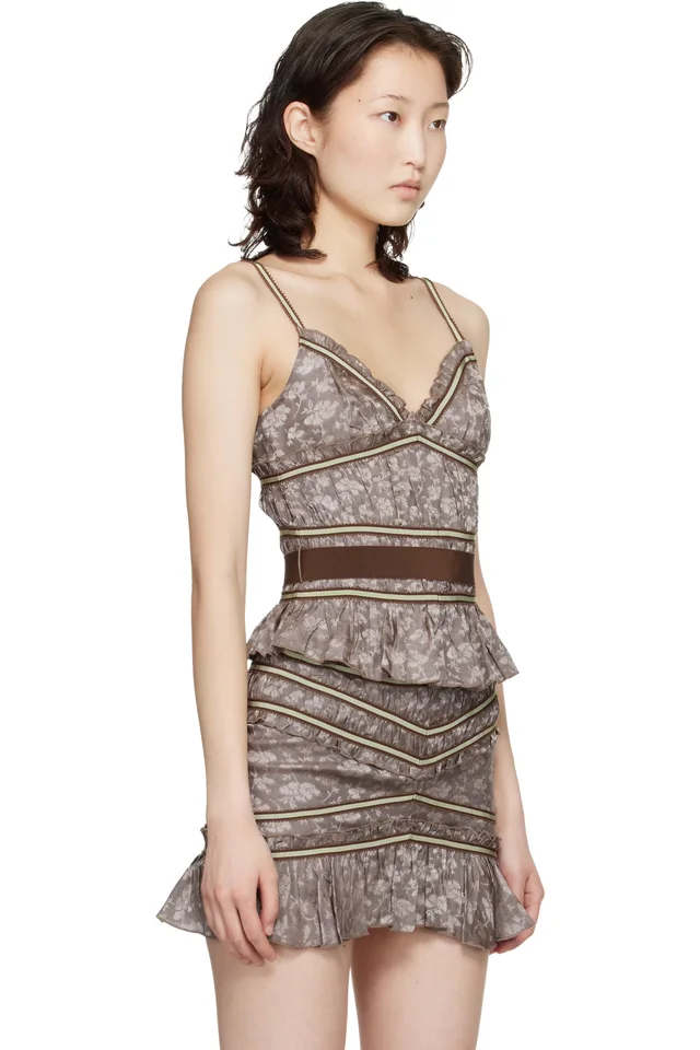 KNWLS Brown Freya Camisole, photo 2 of 4 from SSENSE