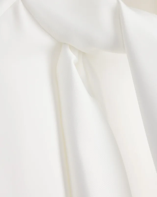 Emporio Armani satin-finish scarf-detail top, photo 3 of 3 from SENSER