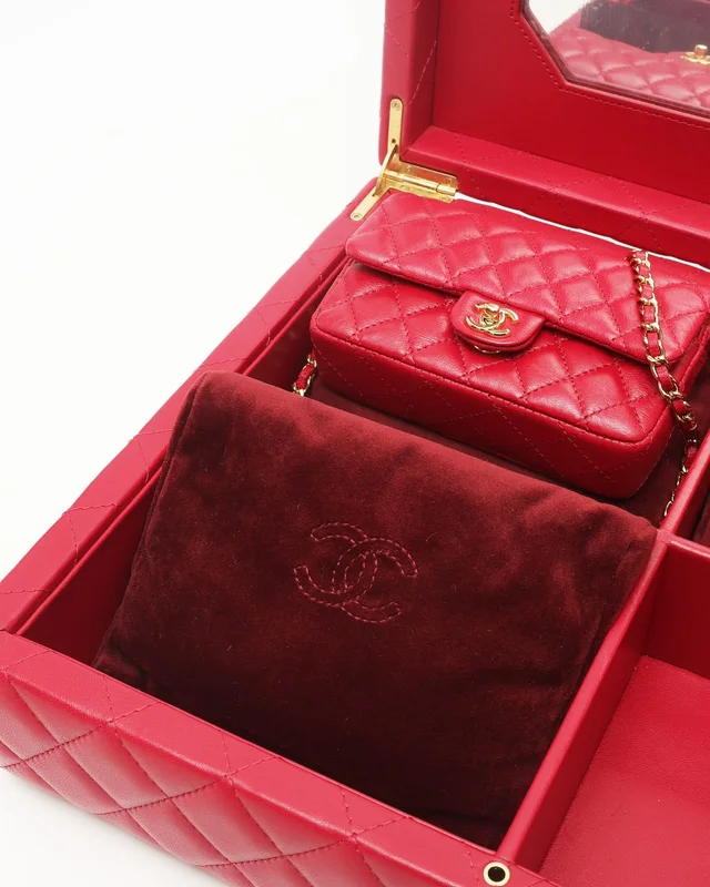 Chanel Limited Edition Success Story Pink Attache Case And 4-Piece Set Bag in Pink from A Retro Tale, photo 6 of 22