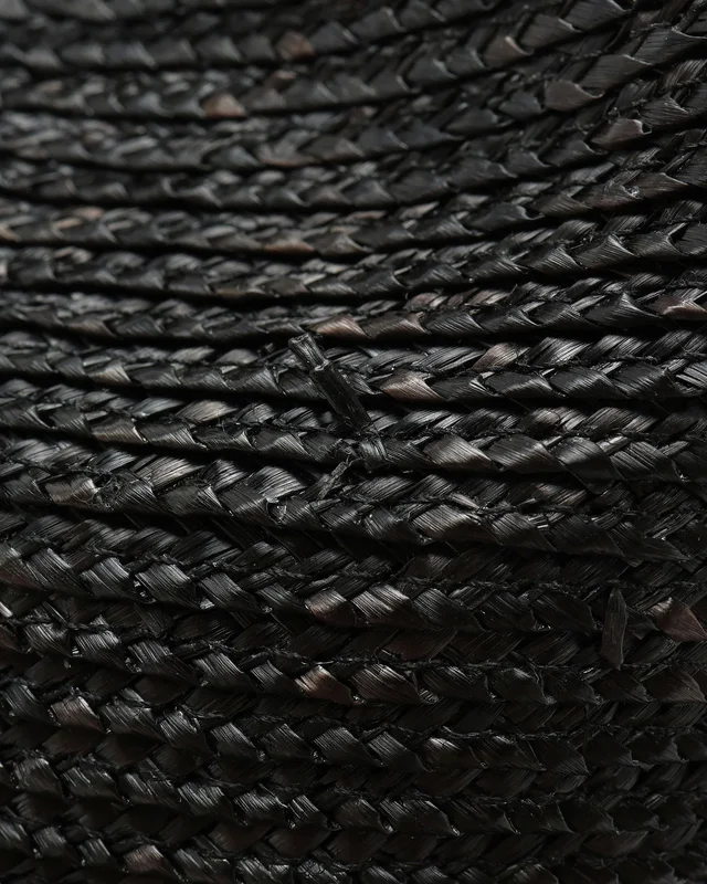 Saint Laurent Black Hat in Black Woven leather from A Retro Tale, photo 9 of 9
