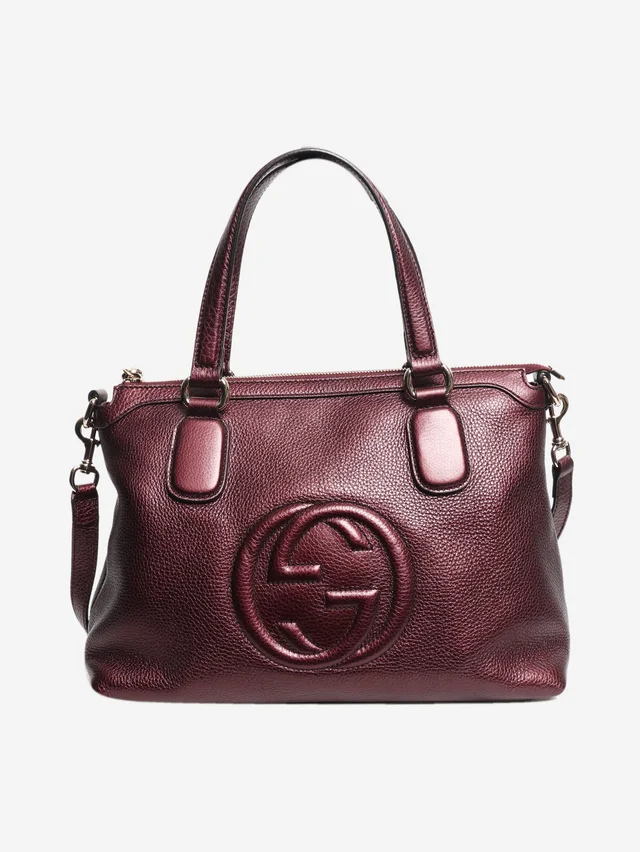 Gucci Burgundy Soho Tassel shoulder bag in Burgundy Leather from Sign of the Times