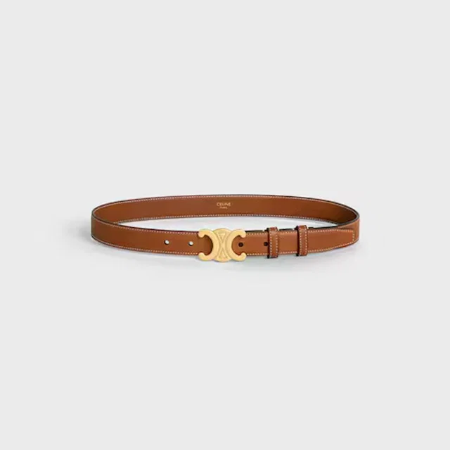 Celine Belt — Tan Leather in Brown Leather from HEWI