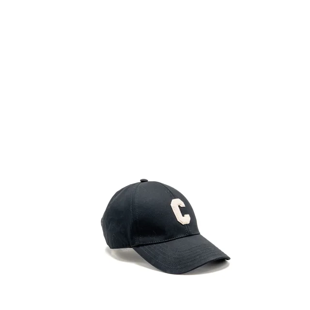 Celine Size S Initial Baseball Cap Cotton Black SHW in Black from EMIER
