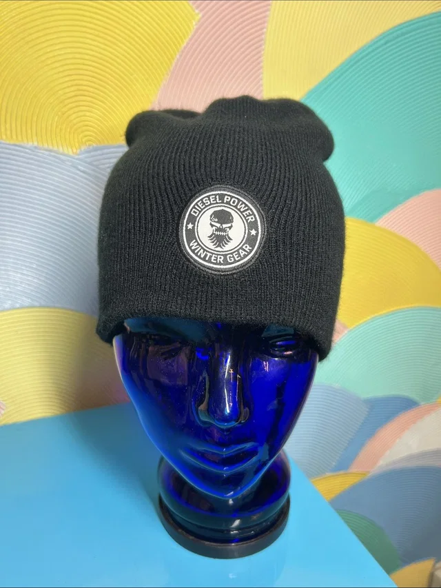 Diesel Power Black Winter Beanie - Men’s Knit Hat in black from Poshmark
