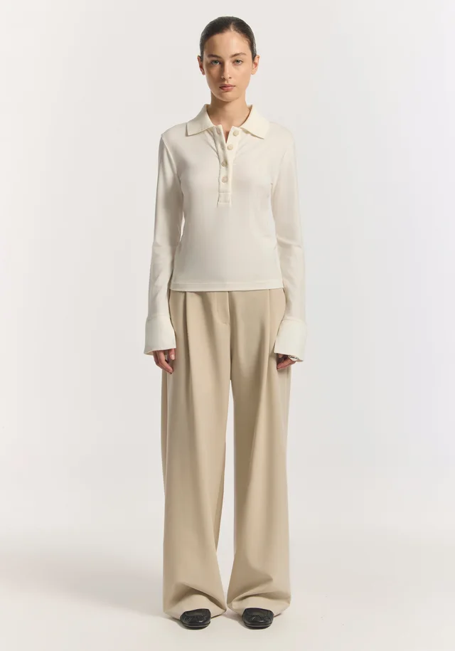 VIKTORIA & WOODS Kloss Top in Beige from Viktoria & Woods, photo 1 of 1
