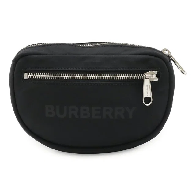 Burberry ML CANNON Nylon Leather Waist Bag in Nylon from LuxUness