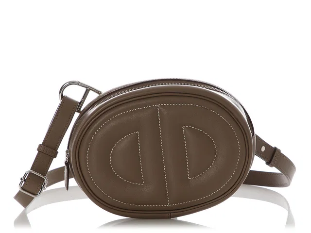 Hermès Etoupe Swift Loop Belt Bag in Taupe Swift leather from Ann's Fabulous Finds