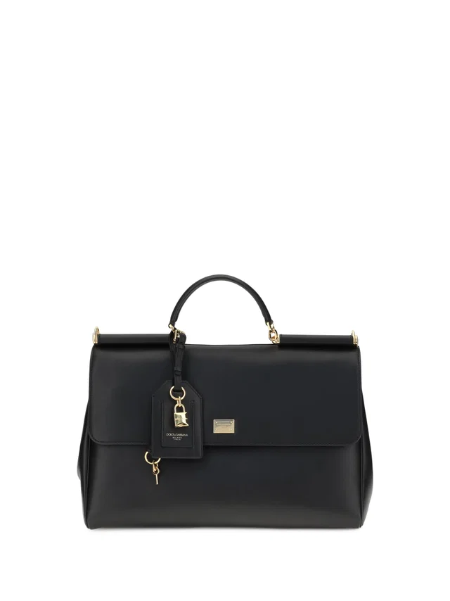 Dolce & Gabbana Calf Leather Shoulder Bag — Black Bos Taurus in Black Calfskin from HEWI