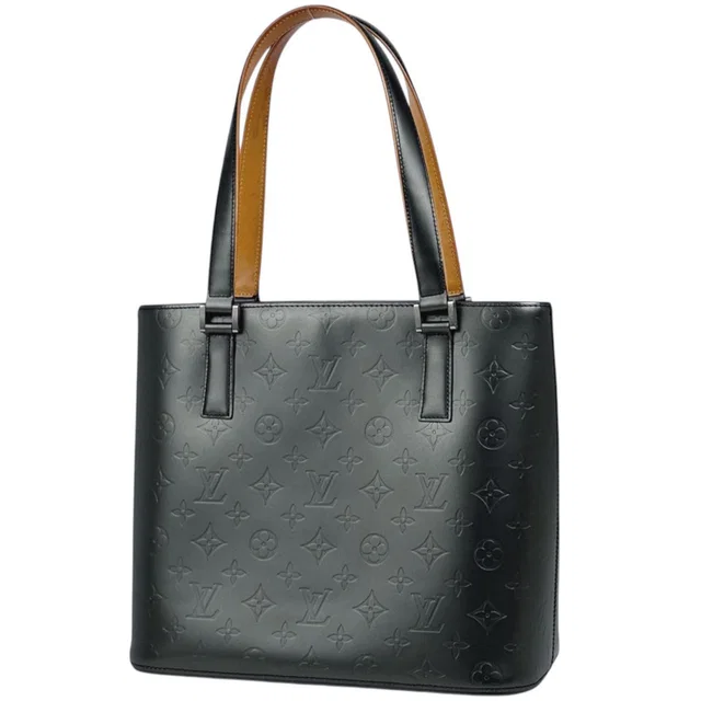 Louis Vuitton Stockton Tote Bag Monogram Matt Noir in Black from The Reluxe