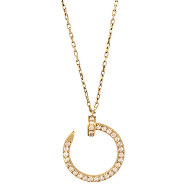 Cartier Juste Un Clou Pendant Necklace Au750 GRJ985 PGI Gold in Gold from AMORE Vintage Tokyo