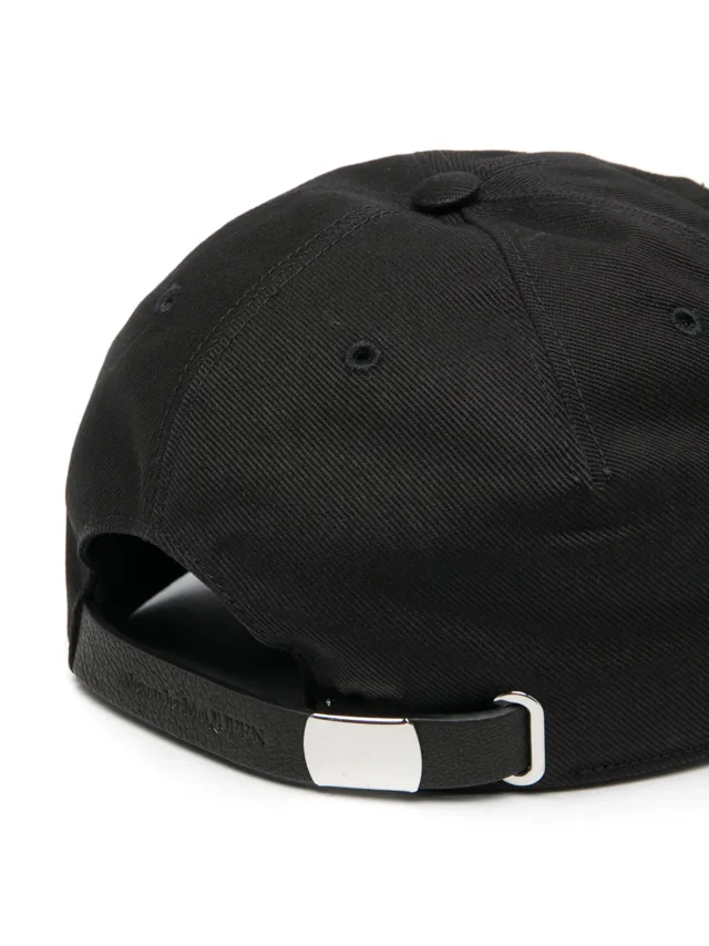 Alexander McQueen logo embroidered cap, photo 2 of 2 from FARFETCH