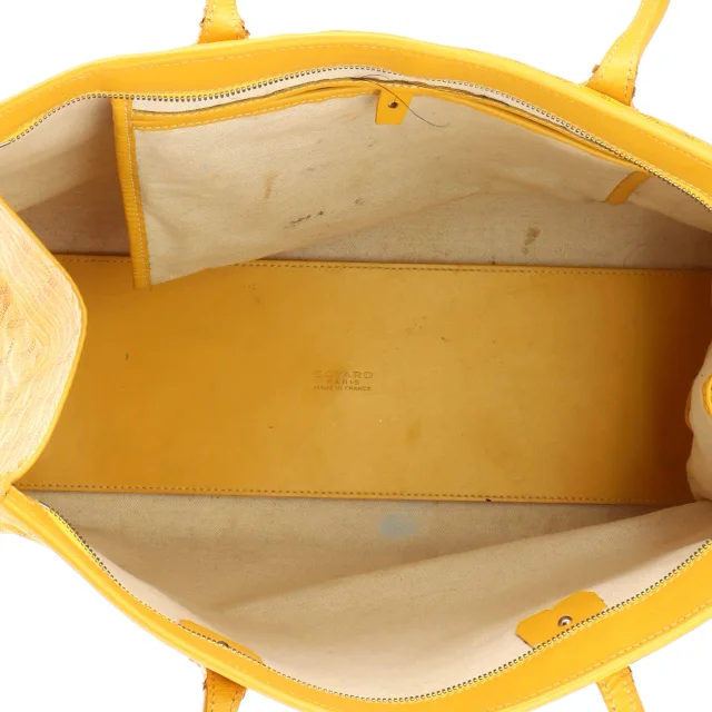 Goyard Marquises Bag Coated Canvas in yellow Coated canvas from Rebag, photo 5 of 7