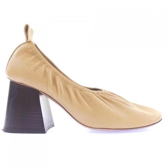 Celine Pumps Heel Beige in Beige from The Reluxe