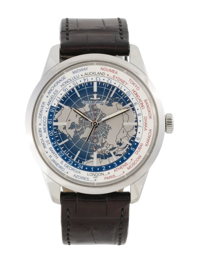 Jaeger-LeCoultre Geophysic Universal Time Watch in multicolor Crocodile from The RealReal