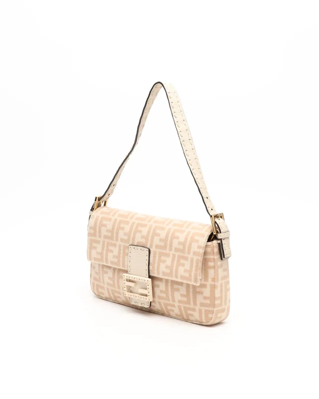 Fendi Zucca Baguette Bag in Wool from A Retro Tale, photo 2 of 8