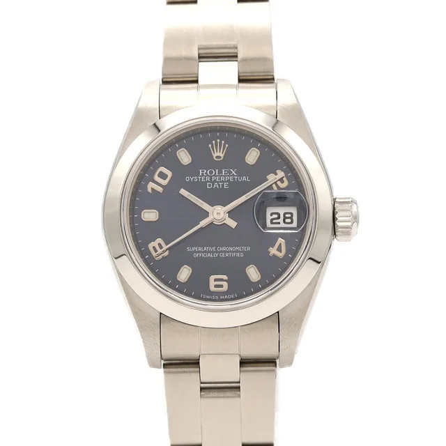 Rolex Oyster Perpetual Date SS Automatic P Number Watch from The Reluxe