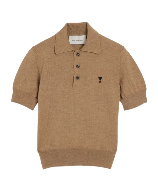 Ami Paris AMI Logo Knit Polo Knitted Top from SENSER, photo 1 of 1