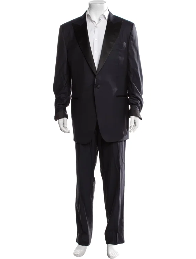 Tom Ford Wool Two-Piece Suit in white Wool from The RealReal