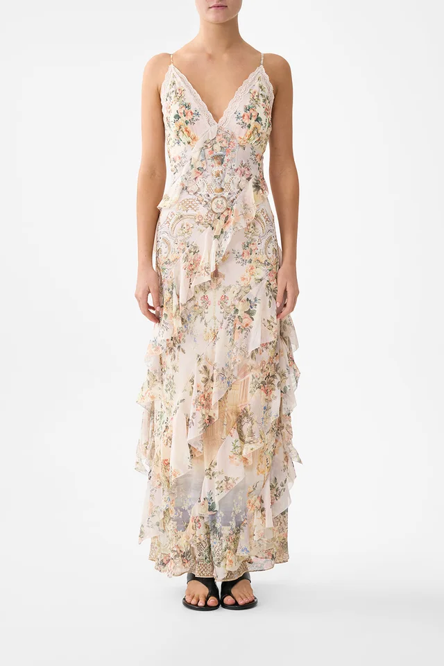 Camilla eBoutique ASYMMETRICAL RUFFLE SLIP DRESS TWILIGHT IN ISTANBUL from CAMILLA, photo 1 of 1