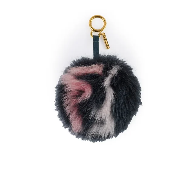 Fendi Mink FF Pom Bag Charm from The Purse Affair