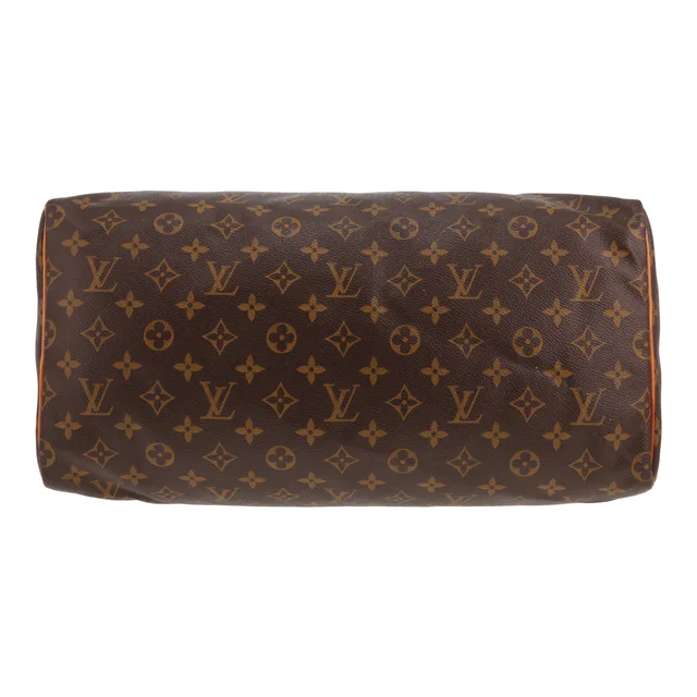 Louis Vuitton Speedy 40 handbag in brown Monogram canvas and natural leather in Brown Coated canvas from Collector Square, photo 3 of 4