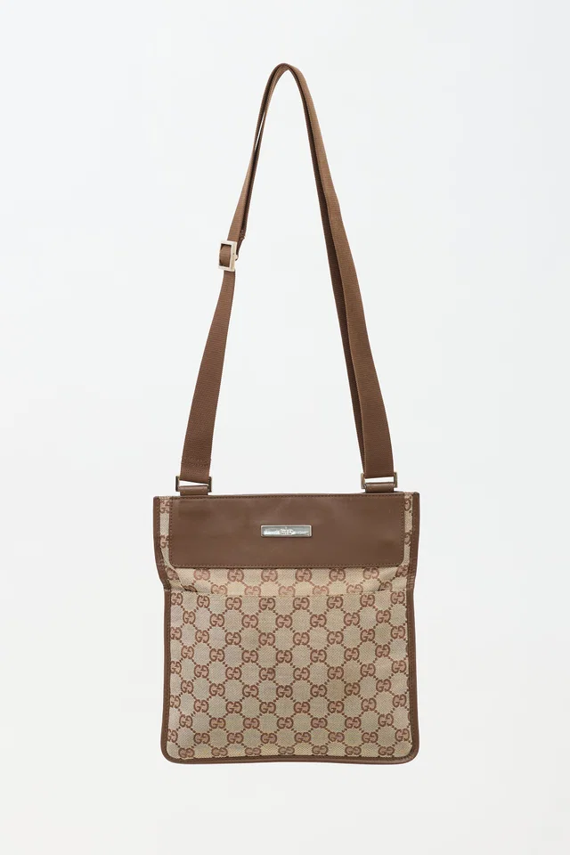 Gucci GG Monogram Crossbody Bag in Canvas from VSP Consignment