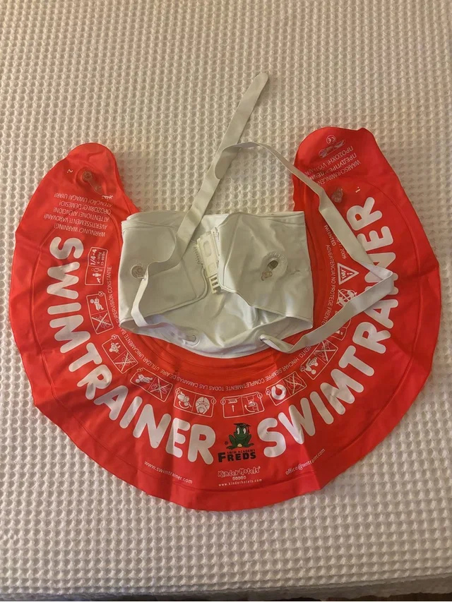 FRED Swimtrainer Float Vest In Red And White in red|white from Poshmark