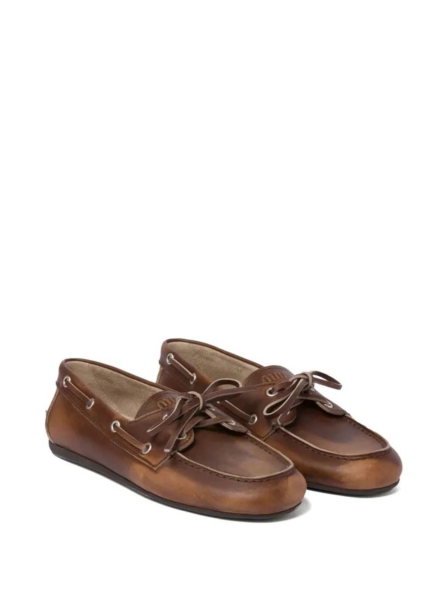 Miu Miu Lace-up loafers, photo 2 of 4 from SENSER