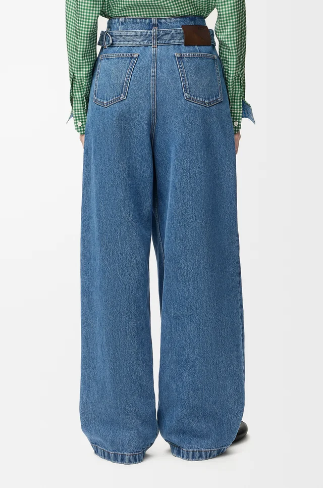 Loewe Draped jeans in denim, photo 4 of 6 from SENSER