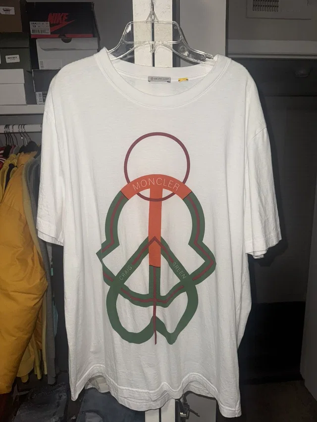 Moncler T Shirt in white from Grailed