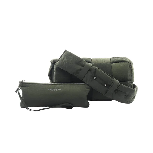 Bottega Veneta PADDED TECH CASSETTE nylon shoulder bag in Nylon from LuxUness