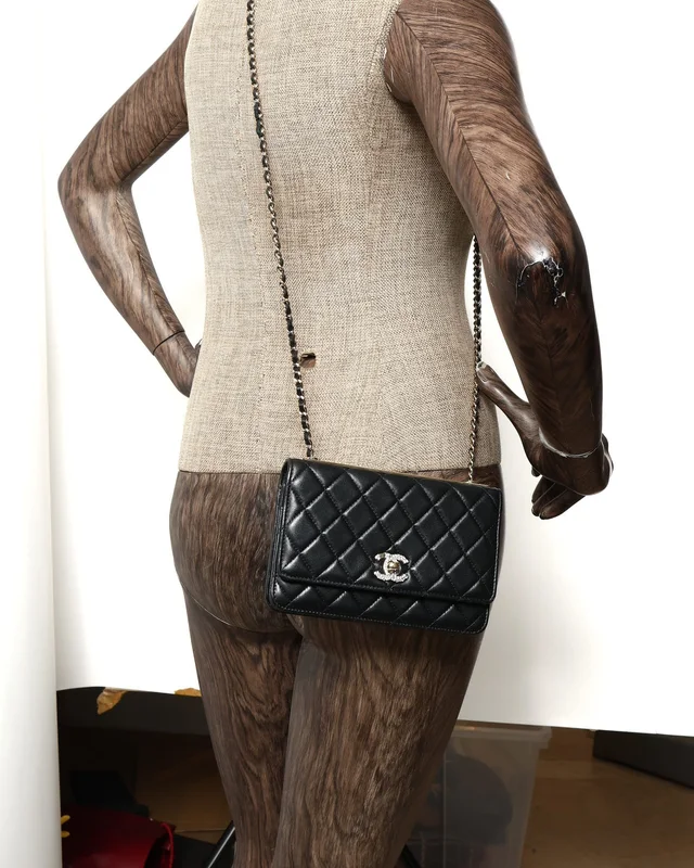 Chanel Trendy CC Wallet on Chain Bag in Lambskin from A Retro Tale, photo 11 of 12
