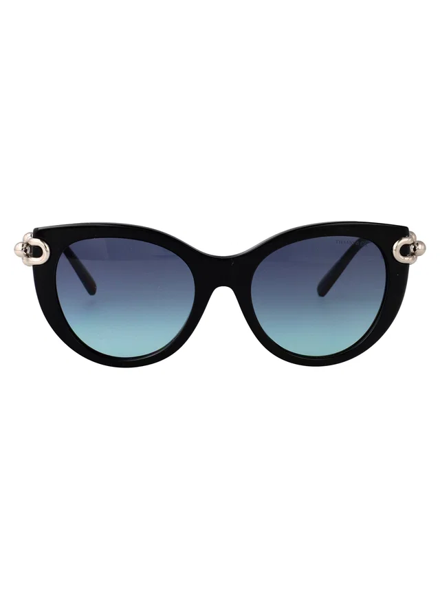 Tiffany & Co. 0tf4232 Gradient Lens Sunglasses — Black Acetate in Black from HEWI
