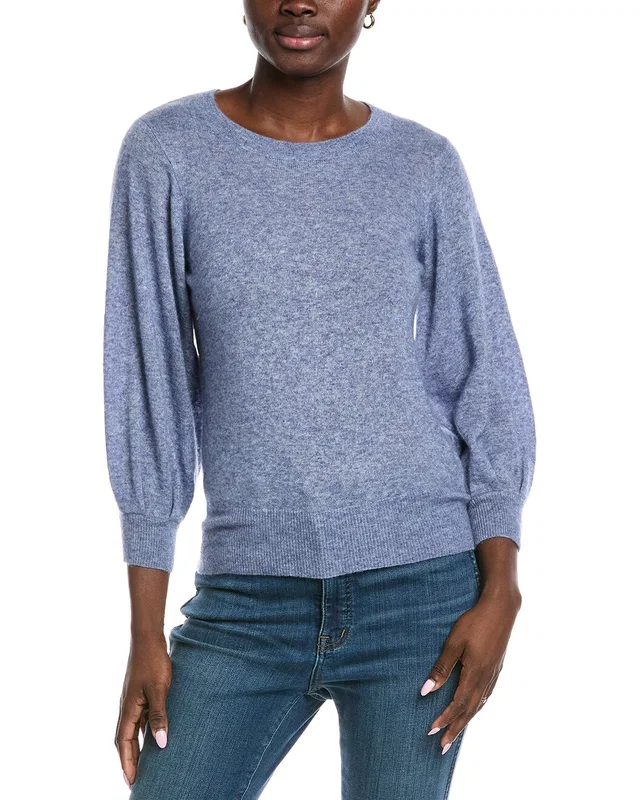 Autumn Cashmere Balloon Sleeve Cashmere & Silk-Blend Sweater, image 1 of 1 from Gilt