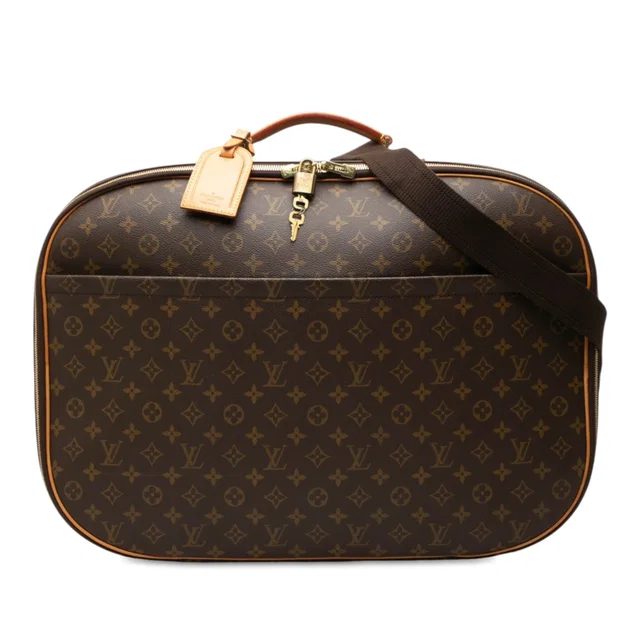 Brown Louis Vuitton Monogram Packall GM Travel Bag in Brown Coated canvas from Designer Revival
