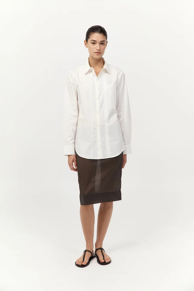 St Agni Tie Back Shirt - Off White from St. Agni, photo 1 of 1