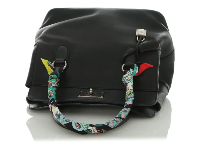 Hermès Swift Toolbox 26 in Black Swift leather from Ann's Fabulous Finds, photo 7 of 10