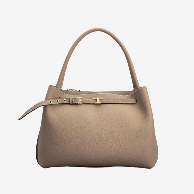 Tod's Shoulder Bag — Beige Calfskin in Beige Calfskin from HEWI