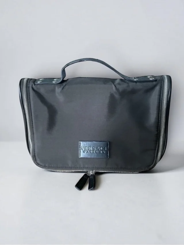 Versace Parfums Cosmetic Toiletries Bag Case Nylon in black Nylon from Poshmark