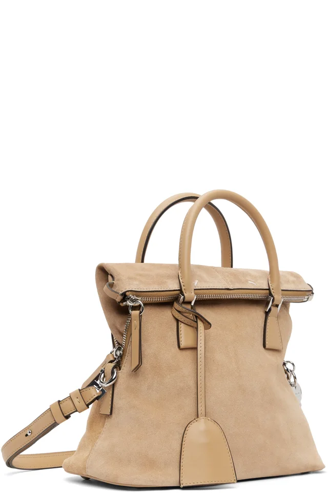 Maison Margiela Tan 5AC Soft Mini Bag, photo 2 of 2 from SSENSE