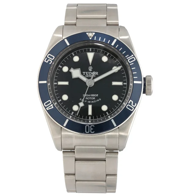 Tudor Black Bay 79220B 41mm Stainless Steel Watch in Black from H&T