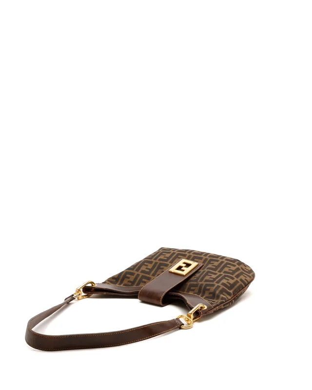 Fendi Zucca Shoulder Bag in Canvas from A Retro Tale, photo 4 of 7