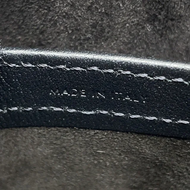 Celine logo messenger bag Black194503DOT Leather in Leather from GALLERY RARE, photo 17 of 18