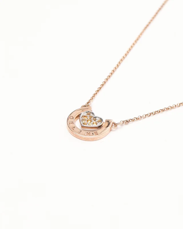 Celine Citrine K10 Necklace from A Retro Tale, photo 4 of 6