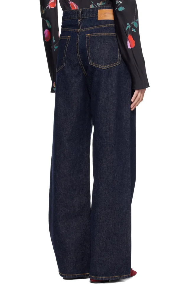 GANNI Blue Izey Jeans, photo 3 of 4 from SSENSE