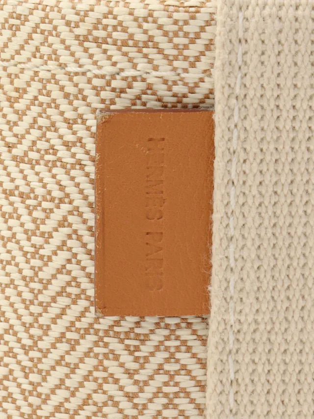 Hermès Saxo MM Beige in Beige Canvas from VINTAGE QOO TOKYO, photo 8 of 17